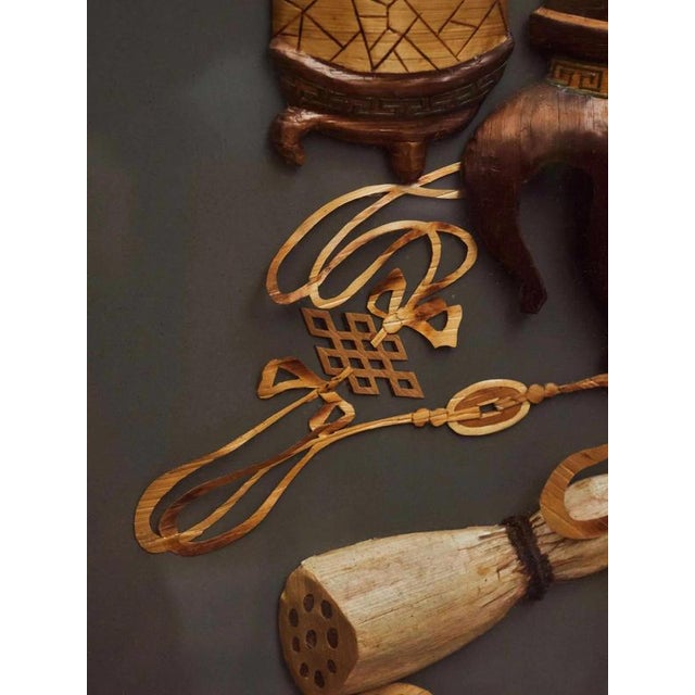 Large Chinese Gilt Panels, Set of 2 For Sale - Image 10 of 18