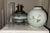 Late 19th Century Antique Victorian Electrified "Gone With the Wind" Hurricane Lamp With Hand-Painted Floral Globe, C. 1895 For Sale - Image 5 of 12