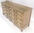 French Provincial Pickled Solid Cherry Country French 12 Drawers 6' Long Dresser Credenza MINT! For Sale - Image 3 of 16