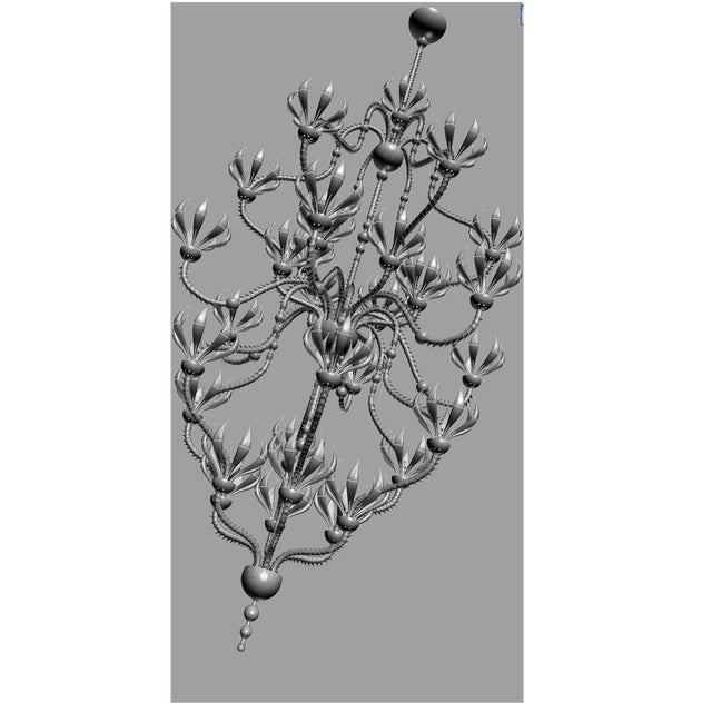 Murano Scenic Hanging Light by Vetrarti For Sale - Image 13 of 18