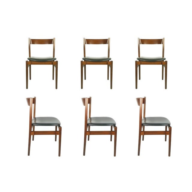 Model 104 Dining Chairs by G. Frattini for Cassina, 1960s, Set of 6 For Sale - Image 17 of 17