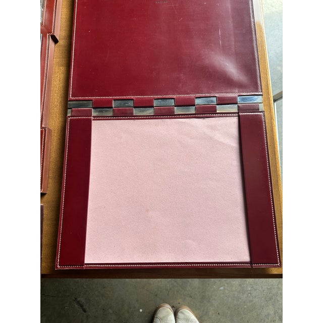 1940s Paul Dupré-Lafon for Hermès Rare Desk Pieces- Set of 4 For Sale - Image 11 of 16