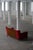 Danish Modern Red Velvet 3-Seater Sofa in the style of Fritz Hansen, 1940s For Sale - Image 4 of 18