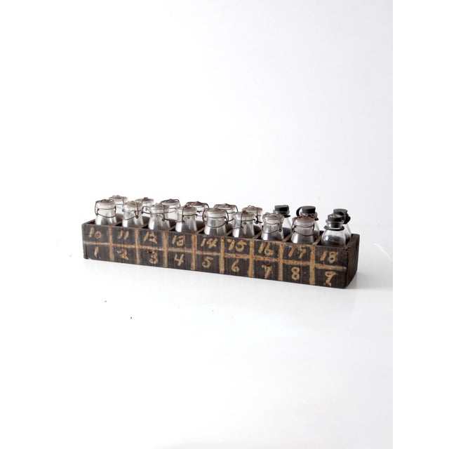 Antique Dairy Milk Testing Bottle Kit For Sale - Image 10 of 18