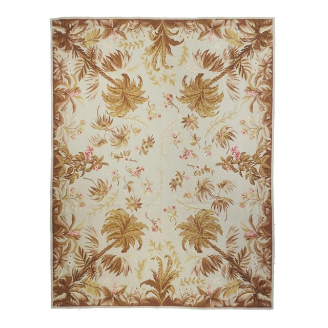 Aubusson Rug 7'7'' X 10'0" For Sale