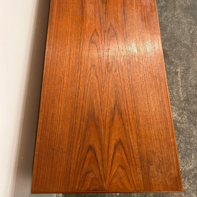Mid Century Modern Teak Credenza Made in Norway For Sale - Image 10 of 13
