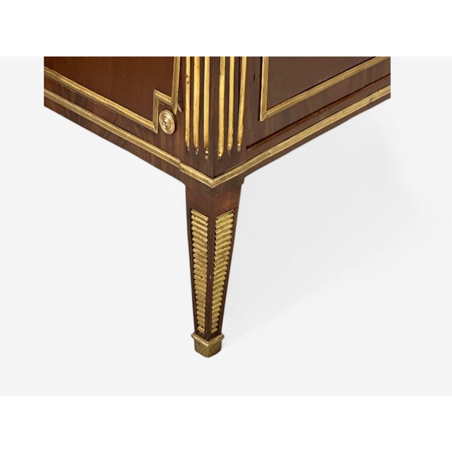 Maison Jansen Style, Russian Neoclassical, Large Commode, Mahogany, Bronze For Sale In New York - Image 6 of 8