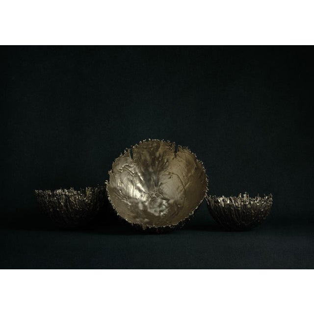 Not Yet Made - Made To Order Small Gravity Bowl in Patinated Cast Bronze by William Guillon For Sale - Image 5 of 18
