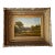 Antique 19 Century Pastoral Landscape Oil Painting L Davis Dated 1874 For Sale