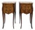 Louis XV Style Rosewood Bedside Tables, Set of 2 For Sale