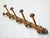 Wall-Mounted Coat Rack in Bamboo, 1930s For Sale - Image 3 of 6