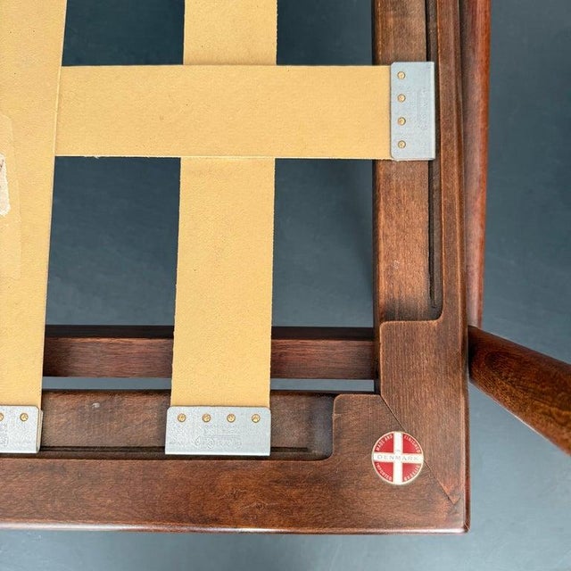 1960s Pair of Scandinavian Modern Lounge Chairs by Ib Kofod-Larsen for Selig For Sale - Image 9 of 9