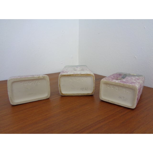 Pink Vases from Ü-Keramik, 1970s, Set of 3 For Sale - Image 9 of 17
