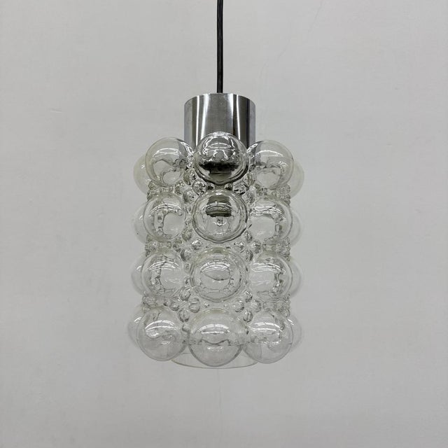 Large Bubble Glass Pendant by Helena Tynell for Limburg, Germany, 1970s For Sale - Image 14 of 18
