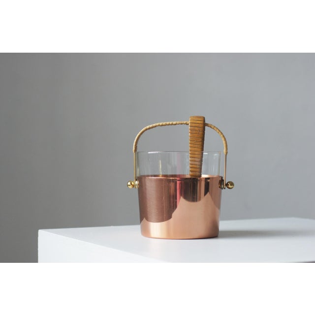 Ice Bucket by Gunnar Ander for Ystad-Metall, 1950s For Sale - Image 6 of 6