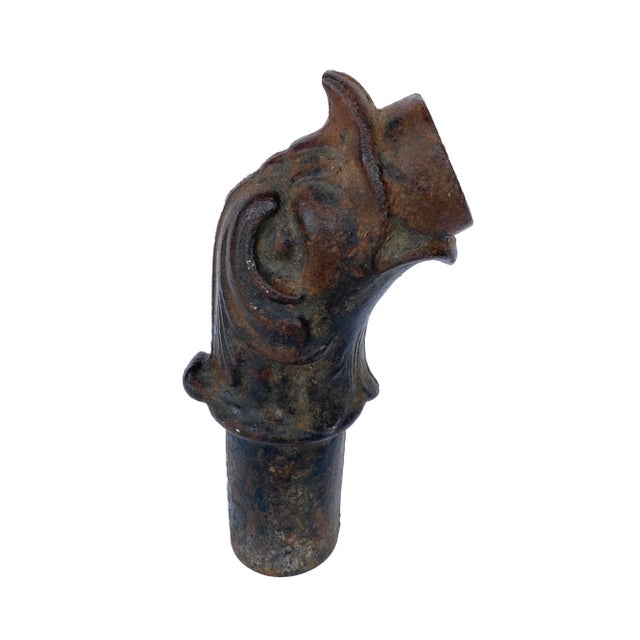 Mid 20th Century Iron Duck Shaped Water Fountain Spout For Sale - Image 5 of 10