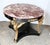French Empire Gilt Centre Table with Lacquer Winged Maiden Legs For Sale - Image 4 of 9