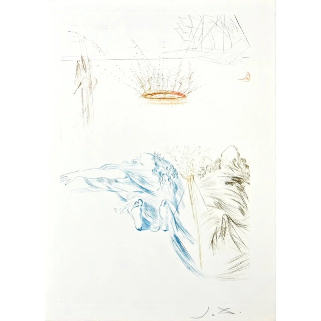 1960s S. Dalì, Le Testament de Tristan, Drypoint Etching, 1969 For Sale - Image 5 of 5