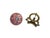 Pink/Red Marble Sphere Brass on Dragon Stand For Sale In Baton Rouge - Image 6 of 11