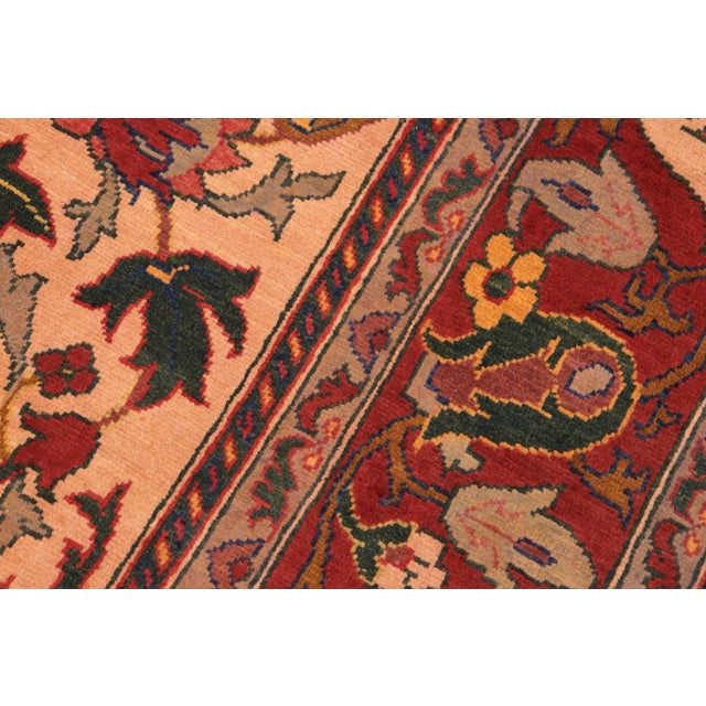 Tan 1960s 1960s Antique Tribal Kargahi Beige/Rust Hand Knotted Rug For Sale - Image 8 of 9