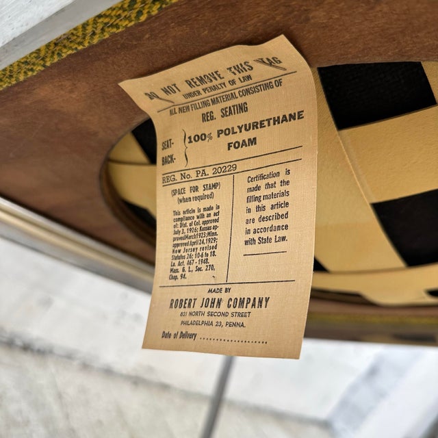 Mid Century Modern Robert John Stainless Steel Armchair For Sale - Image 12 of 12