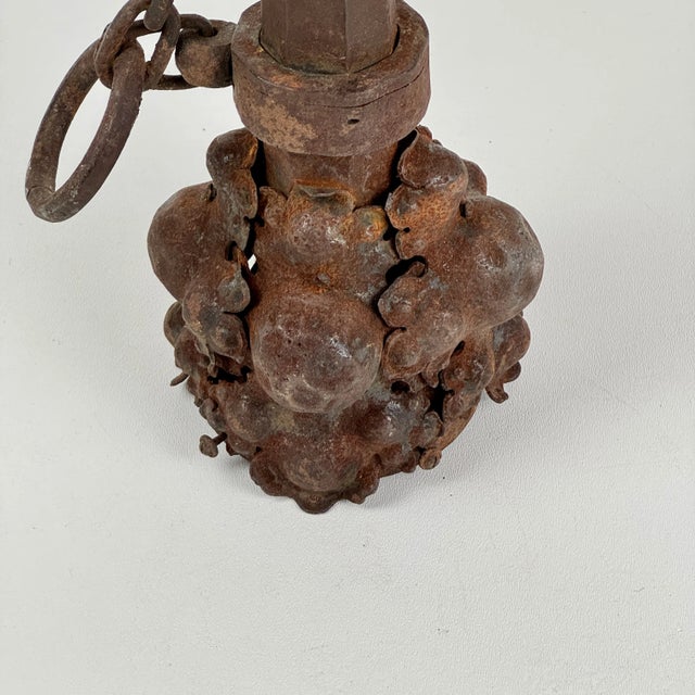 Early 1900s Heavy Metal Spear Like Architectural Salvage Sculpture For Sale In New York - Image 6 of 11