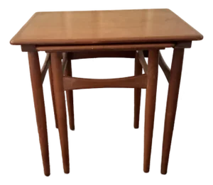 1960s Danish Midcentury Modern Teak Nesting Tables