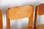 Dining Chairs in Beech & Cognac Leather by Pierre Chapo, 1960s, Set of 4 For Sale - Image 9 of 18