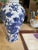 Asian 1970s Blue and White Asian Dragon Vase For Sale - Image 3 of 8