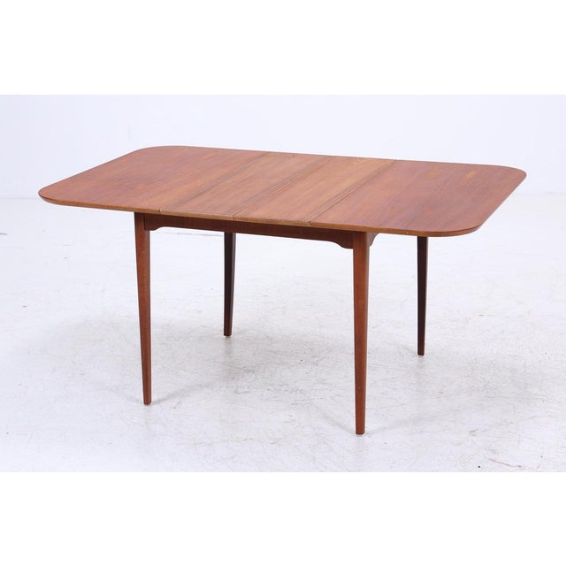 Vintage Danish Teak Dining Table, 1960s For Sale - Image 6 of 12