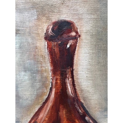 Textile Vintage Kitchen Still Life Acrylic Painting on Canvas For Sale - Image 7 of 13