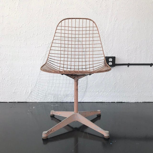 Metal Vintage Charles and Ray Eames for Herman Miller Pkc Wire Chairs - Set of 4 For Sale - Image 7 of 10