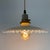 French White Opaline Glass “Frill” Pendant Light, 1930s For Sale - Image 4 of 7