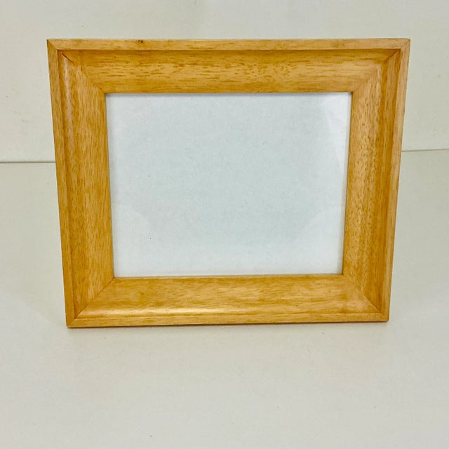 Vintage Arts & Crafts Boho Chic Farmhouse Fruit Wood Picture Frame. For Sale - Image 11 of 11