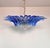 Murano Pendant Light with Palmette and Blue Glasses, 1990 For Sale - Image 6 of 18
