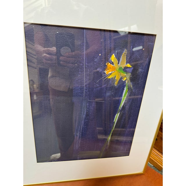 2020s Isabel Wyatt Midnight Daffodil Original Painting, Signed For Sale - Image 5 of 12