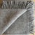 Modern Alpaca Wool Throw With Fringe in Dark Grey For Sale - Image 3 of 4