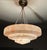 Art Deco Pendant Light in Pink and White Marble Glass, 1930s For Sale - Image 16 of 18