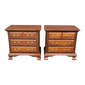 Kincaid Mahogany Nightstands-Pair