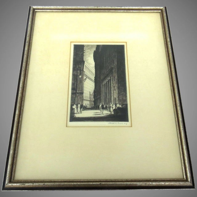 1920s Etching 1920's New York City by Chester B. Price For Sale - Image 5 of 5