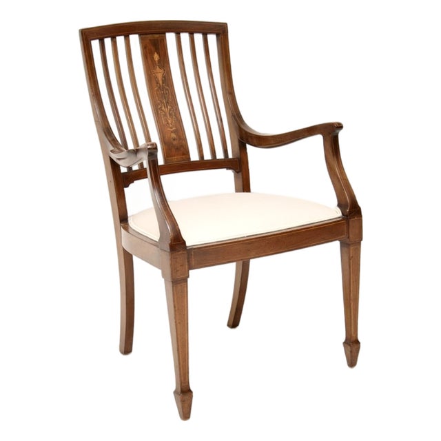 Antique Edwardian Armchair, 1900s For Sale