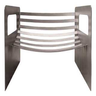 Nerve Armchair in Stainless Steel by Metalmorphosis Studio For Sale