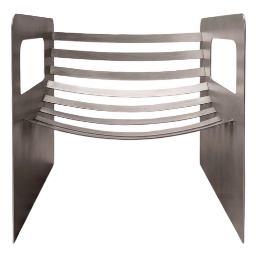 Nerve Armchair in Stainless Steel by Metalmorphosis Studio For Sale