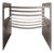 Nerve Armchair in Stainless Steel by Metalmorphosis Studio For Sale