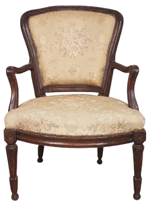 18th Century Brown Walnut Armchair