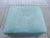 Animal Skin Vintage Mint Green Hancock & Moore Ottoman With Tray For Sale - Image 7 of 10