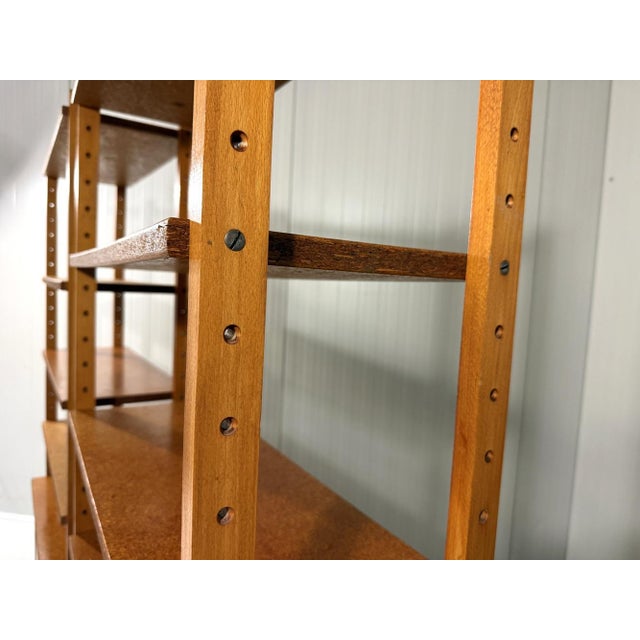 Pressed Wooden Bookcases, 1960s, Set of 2 For Sale - Image 14 of 18