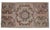 Hand Made Yastik Rug Distressed Low Pile Petite Rug Faded Mat - 1'5" X 2'7" For Sale - Image 4 of 9