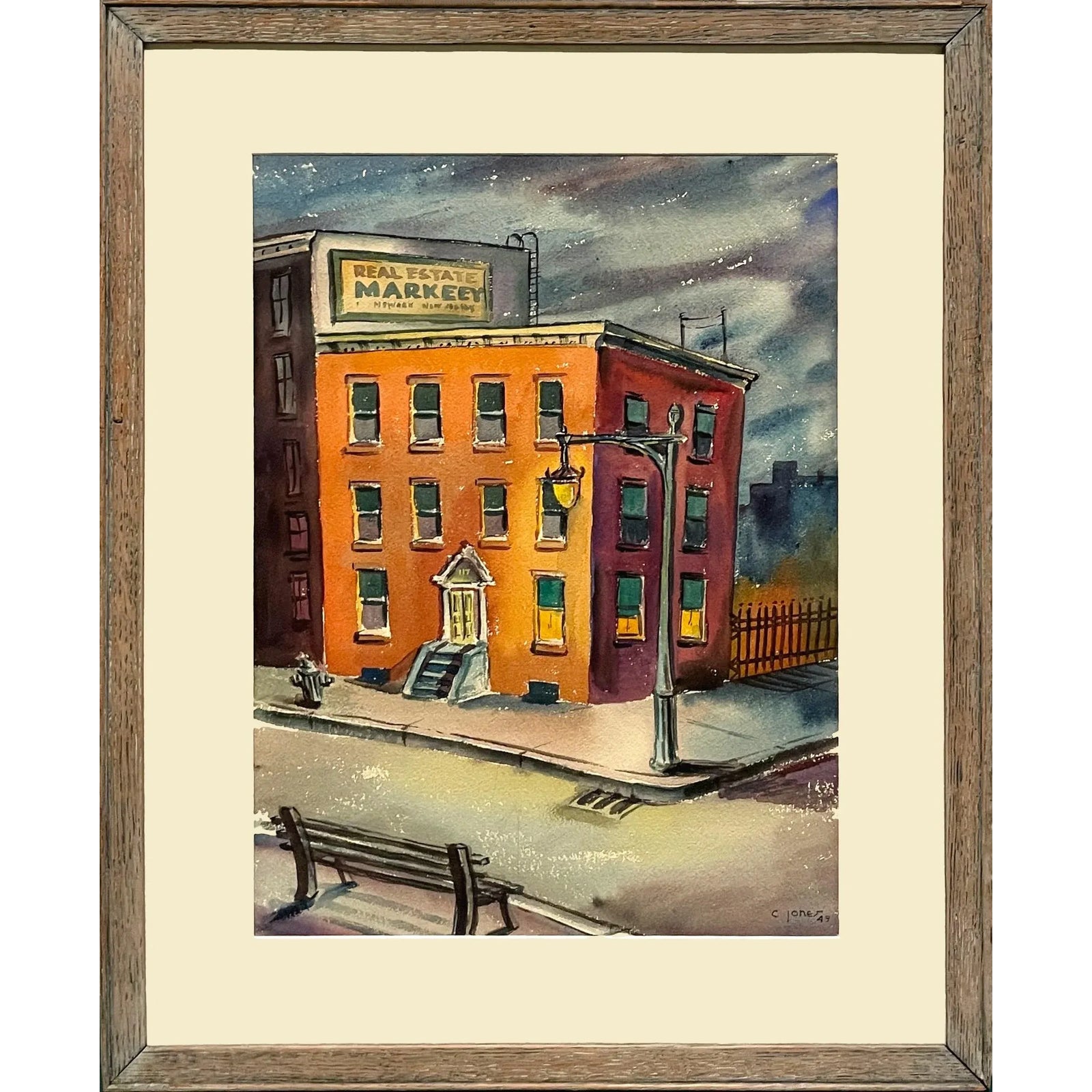 1949 Exhibited Watercolor Titled. 