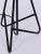 Metal 1950s Tall Clasped Black Iron Wire Tripod Table Lamp For Sale - Image 7 of 9